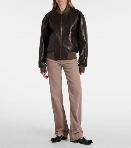 Veste bomber Morisel en cuir - The Row - Modalova