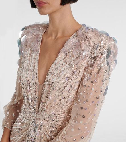 Robe longue Xenia à ornements - Jenny Packham - Modalova