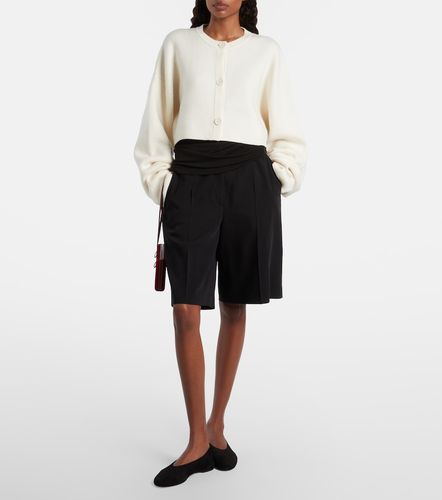 Cardigan court en laine mélangée - Toteme - Modalova
