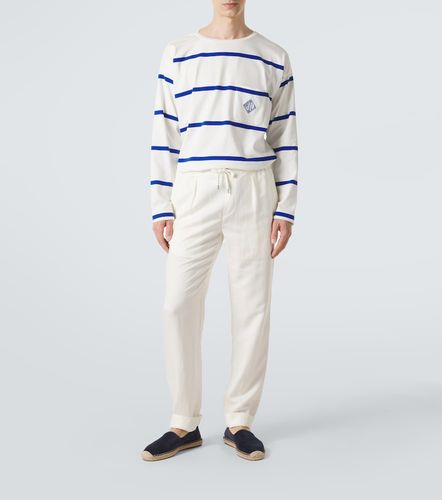 T-shirt en coton à rayures - Ralph Lauren Purple Label - Modalova