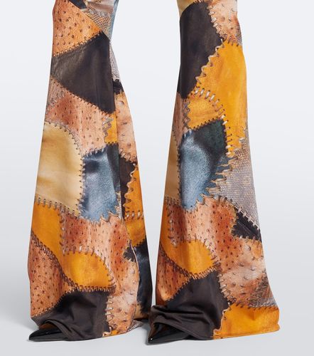 Pantalon évasé à trompe-l’œil - Roberto Cavalli - Modalova