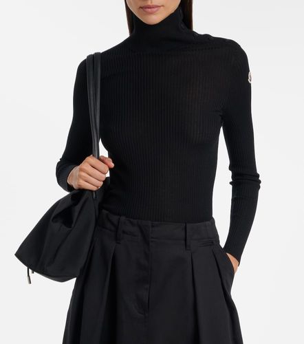 Pull à col roulé en laine vierge - Moncler - Modalova