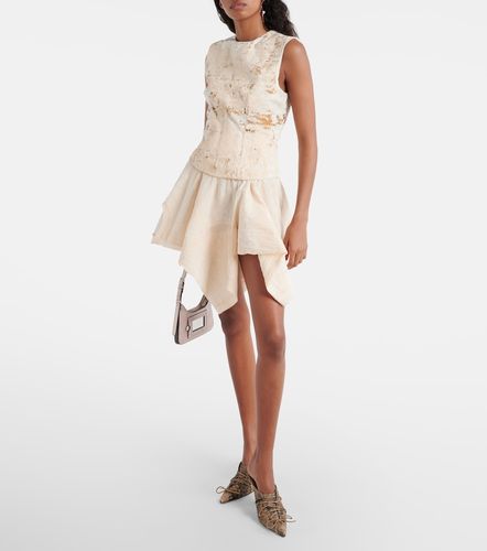 Robe en coton mélangé imprimée - Acne Studios - Modalova