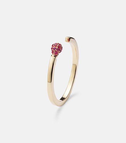 Bague Match en or 14 ct et rubis - Sydney Evan - Modalova