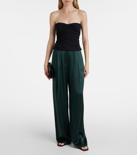 Pantalon ample en satin de soie - The Sei - Modalova