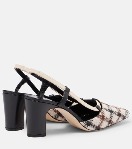 Escarpins slingback Vestal à carreaux - Manolo Blahnik - Modalova