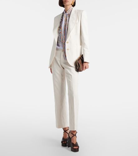 Blazer brodé en coton mélangé - Etro - Modalova