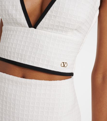 Valentino Top court en coton - Valentino - Modalova