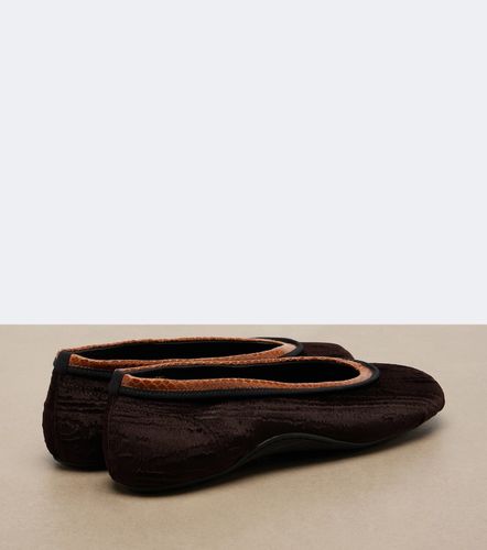 Ballerines en velours et cuir - Dries Van Noten - Modalova