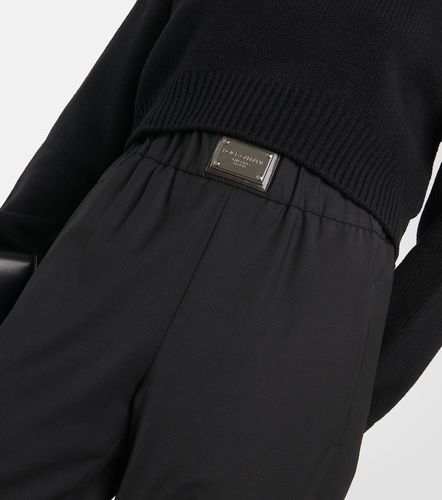 Pantalon ample en laine mélangée - Dolce&Gabbana - Modalova