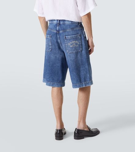 Bermuda en denim à logo - Dolce&Gabbana - Modalova