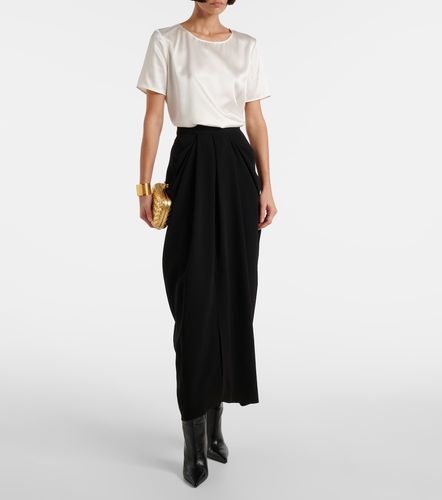 T-shirt Dida en satin de soie - Max Mara - Modalova