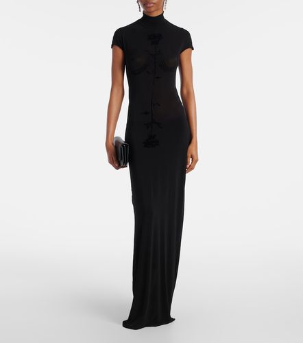Robe longue en velours - Jean Paul Gaultier - Modalova