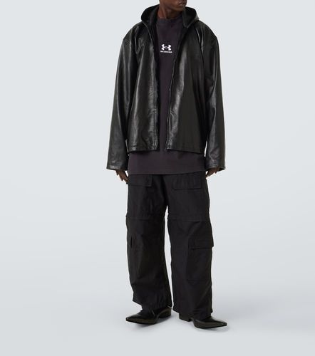 Balenciaga Veste en cuir à capuche - Balenciaga - Modalova