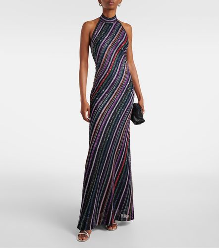 Robe longue rayée à sequins - Missoni - Modalova