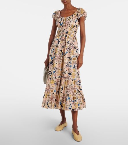 Robe midi Paloma imprimée en coton - Ulla Johnson - Modalova