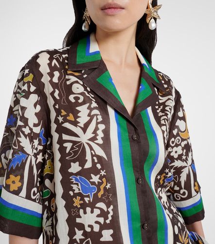 Alémais Chemise Maroc oversize imprimée en ramie - Alemais - Modalova