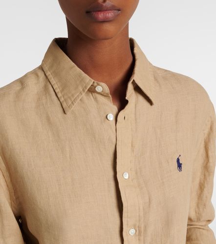 Chemise en lin à logo - Polo Ralph Lauren - Modalova
