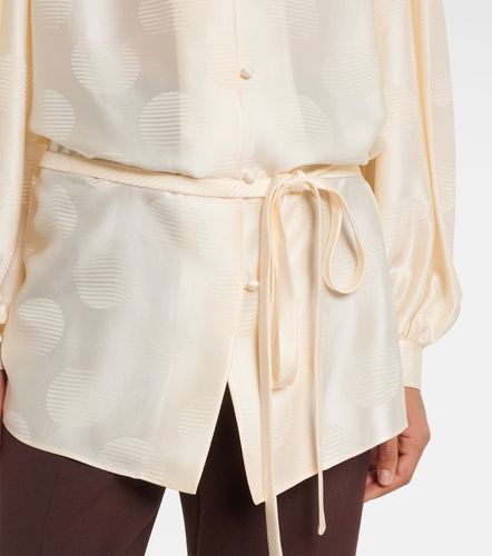 Chemise en soie à ceinture - Valentino - Modalova