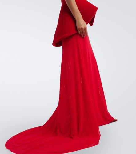 Robe longue bustier à basque - David Koma - Modalova