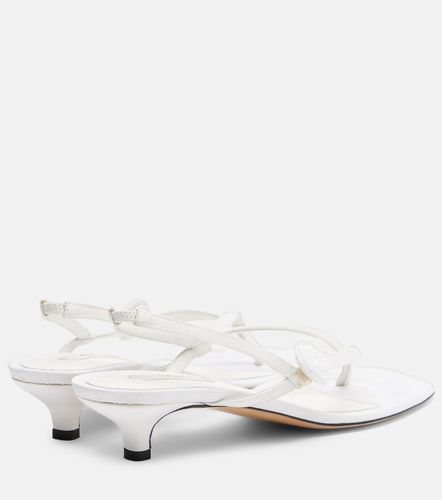 Sandales slingback à appliqué floral - Toteme - Modalova