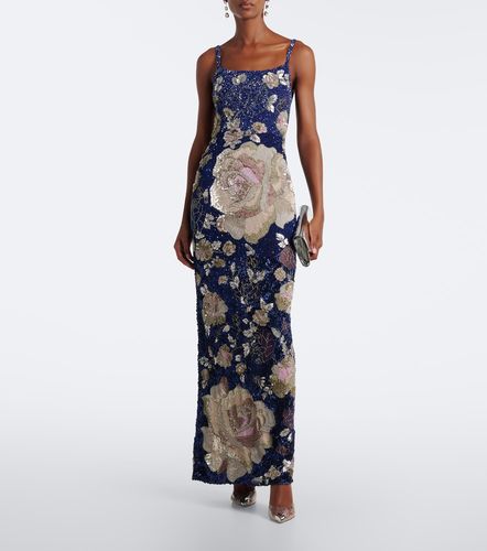 Là Fuori Robe longue à fleurs et sequins - La Fuori - Modalova