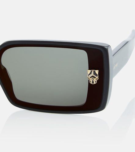 Lunettes de soleil Panthère de Cartier rectangulaires - Cartier Eyewear Collection - Modalova