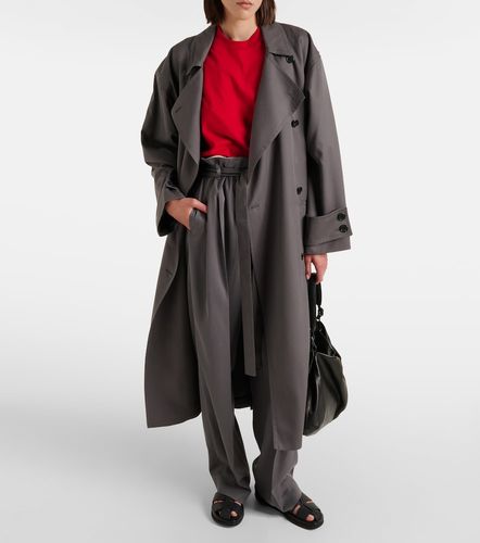 Pantalon droit Lonan en soie - The Row - Modalova