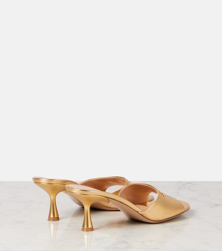 Mules Ascent 55 en cuir métallisé - Gianvito Rossi - Modalova