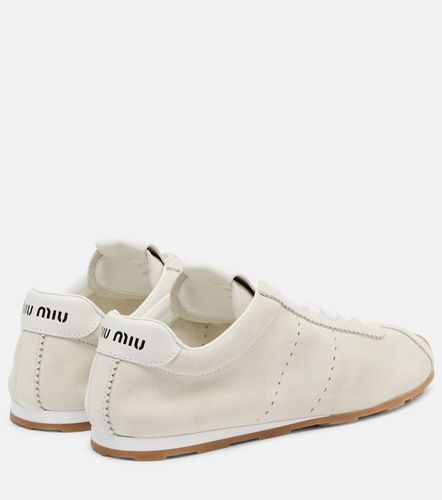 Miu Miu Baskets Plume en daim - Miu Miu - Modalova