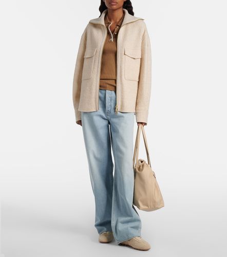 Moncler Polo en laine vierge - Moncler - Modalova