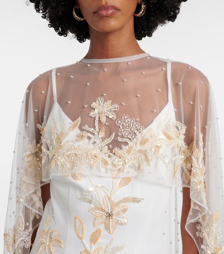 Là Fuori Robe longue Ivory Garden à ornements - La Fuori - Modalova