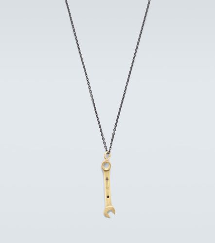 Collier Divine Mechanics en or 18 ct et diamants - Ileana Makri - Modalova