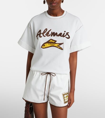 Alémais T-shirt Scuba en coton à broderies - Alemais - Modalova