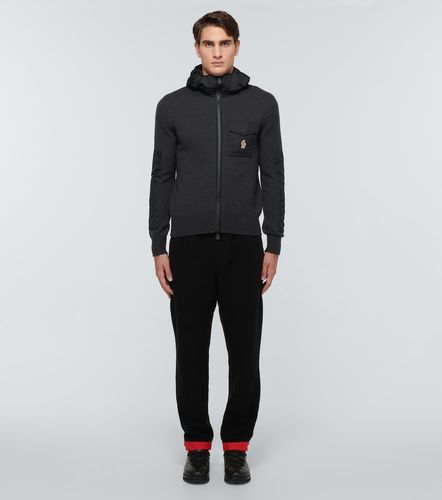 Pantalon en flanelle de laine mélangée - Moncler Grenoble - Modalova