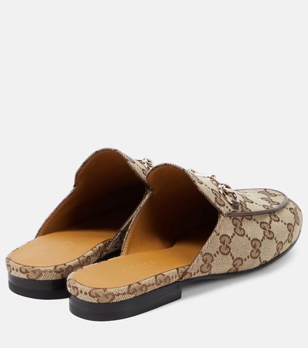 Gucci Mules Princetown en toile GG - Gucci - Modalova
