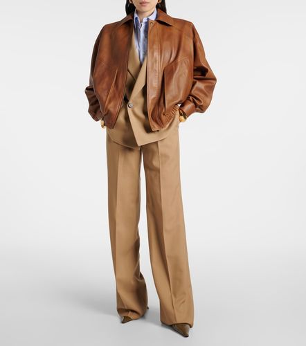 Saint Laurent Veste bomber en cuir - Saint Laurent - Modalova