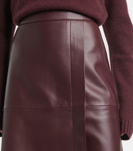 Joseph Jupe midi en cuir - Joseph - Modalova