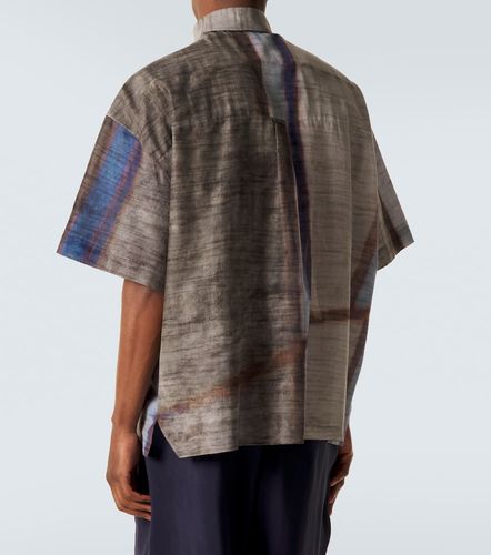 Chemise imprimée en coton et soie - Giorgio Armani - Modalova