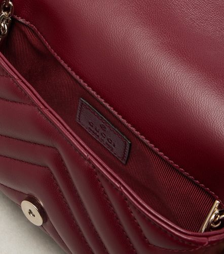 Sac GG Marmont Mini en cuir verni - Gucci - Modalova
