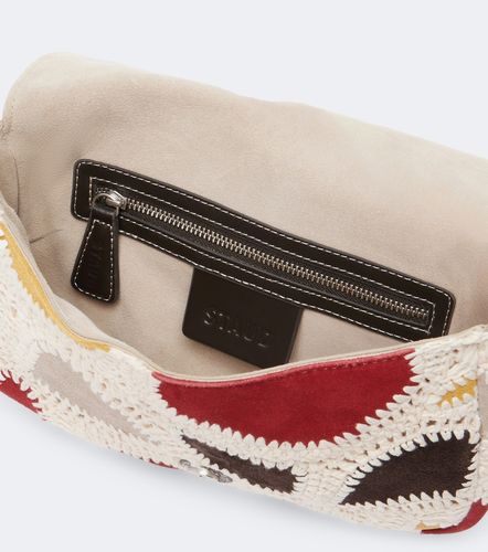 Sac porté épaule Harlow Small en daim - Staud - Modalova