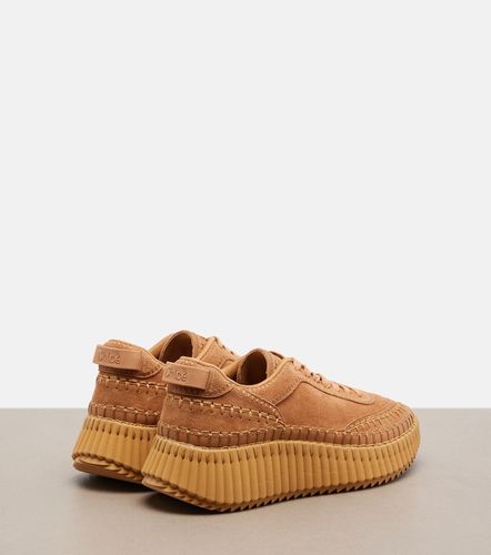 Chloé Baskets compensées Nama en daim - Chloe - Modalova