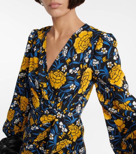 Robe midi à fleurs - Diane von Furstenberg - Modalova