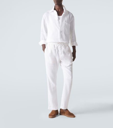 Pantalon chino droit Oscar en lin et coton - Frescobol Carioca - Modalova