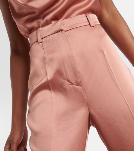 Pantalon droit Leena en satin - Nanushka - Modalova