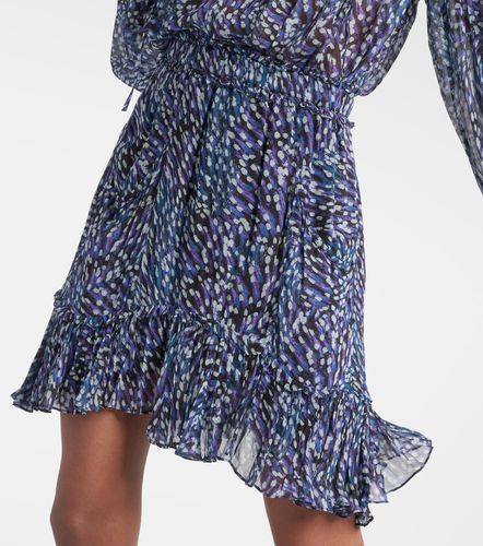 Mini-jupe Viera asymétrique imprimée - Marant Etoile - Modalova