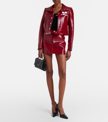 Courrèges Mini-jupe Reedition en vinyle - Courreges - Modalova