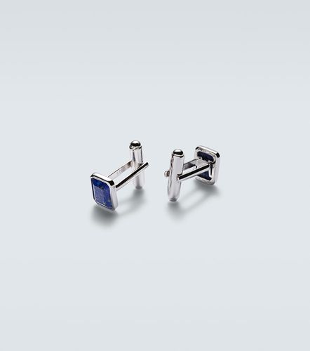 Boutons de manchette en argent sterling 925 et lapis lazuli - Mateo - Modalova