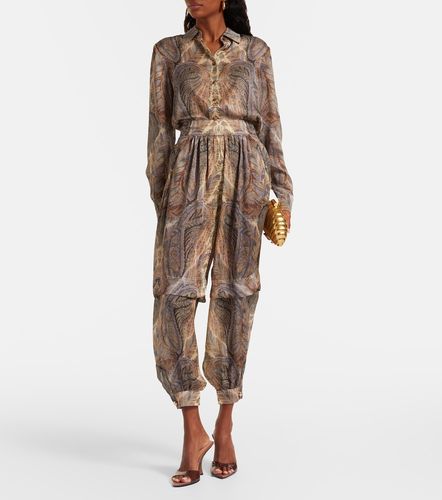 Pantalon tapered Hypnotic en soie - Zimmermann - Modalova