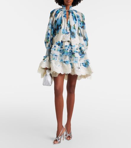 Robe à fleurs et dentelle - Zimmermann - Modalova